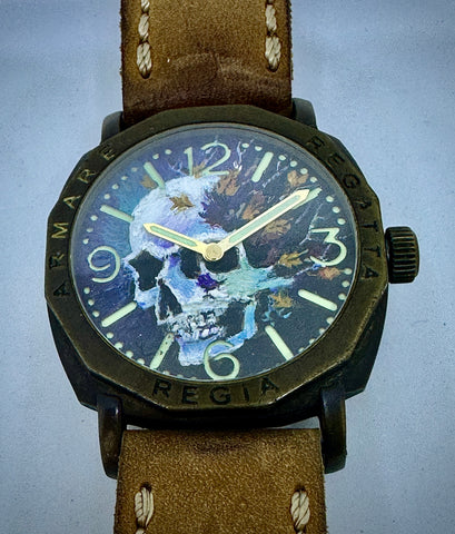 Hand painted Skull Dial - Style 9 <1 piece only> (free shipping)