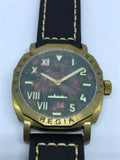 NEW ! R105 / Custom made patina dial - Cali dial (engrave bezel) (free shipping) (1 piece only)