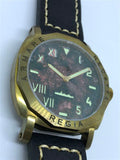 NEW ! R105 / Custom made patina dial - Cali dial (engrave bezel) (free shipping) (1 piece only)