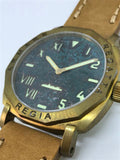 NEW ! R105 / Custom made patina dial - Cali dial (engrave bezel) (free shipping) (1 piece only)