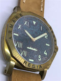 NEW ! R105 / Custom made patina dial - Cali dial (engrave bezel) (free shipping) (1 piece only)