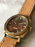 NEW ! R105 / Custom made patina dial - Cali dial (engrave bezel) (free shipping) (1 piece only)